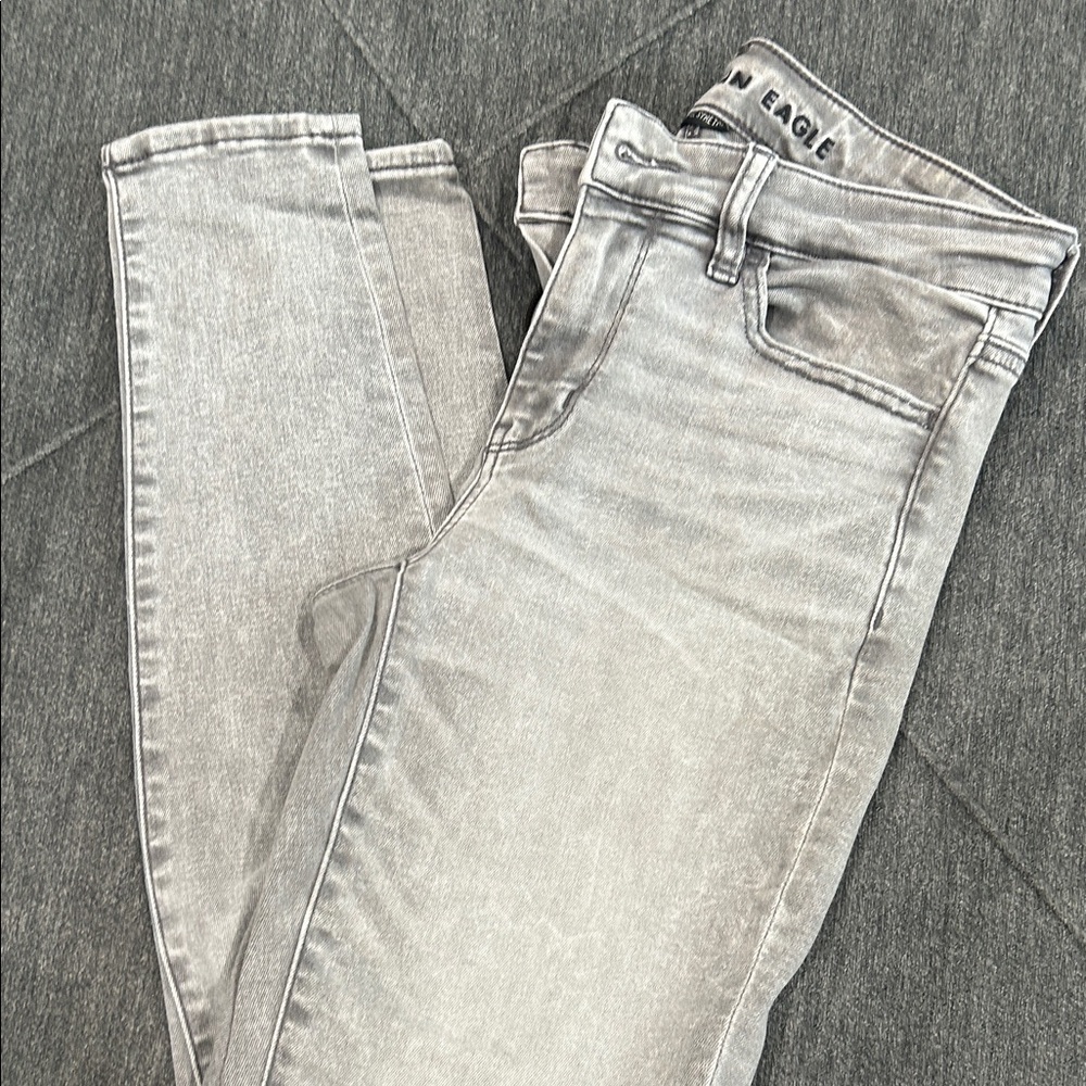 American Eagle Outfitters Women's Light Gray Jegging